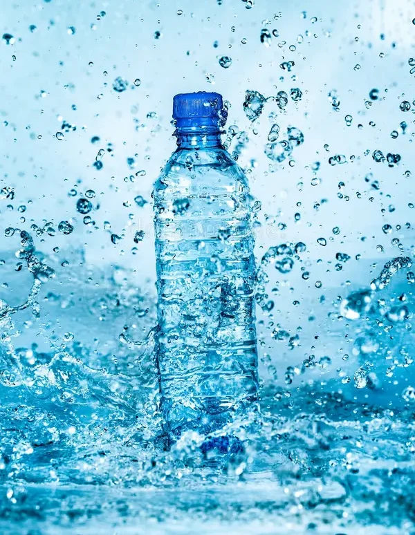bottle-water-splash-blue-background-66605666